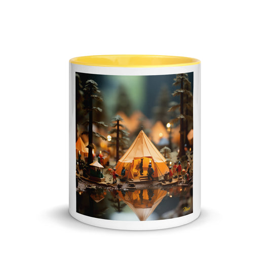 Camping In The Rain Series Print #6 - Mug with Color Inside