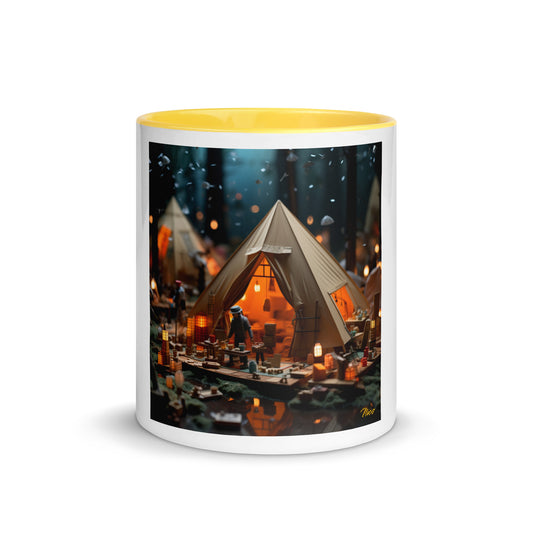 Camping In The Rain Series Print #8 - Mug with Color Inside