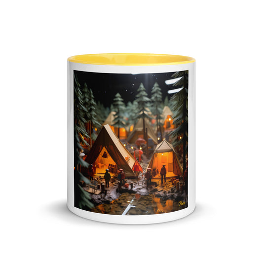 Camping In The Rain Series Print #9 - Mug with Color Inside