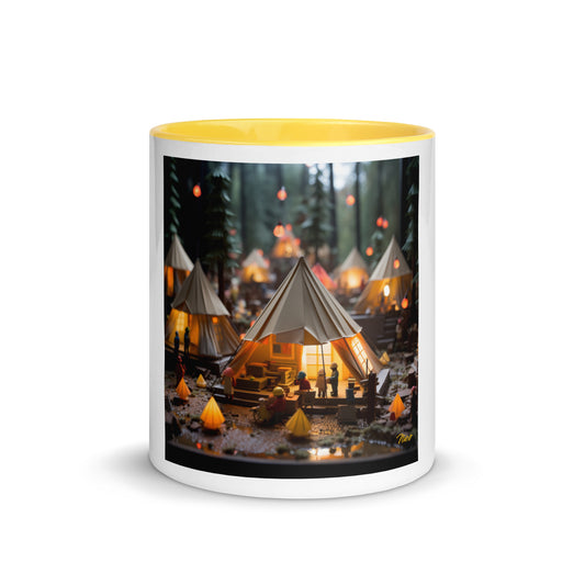 Camping In The Rain Series Print #10 - Mug with Color Inside