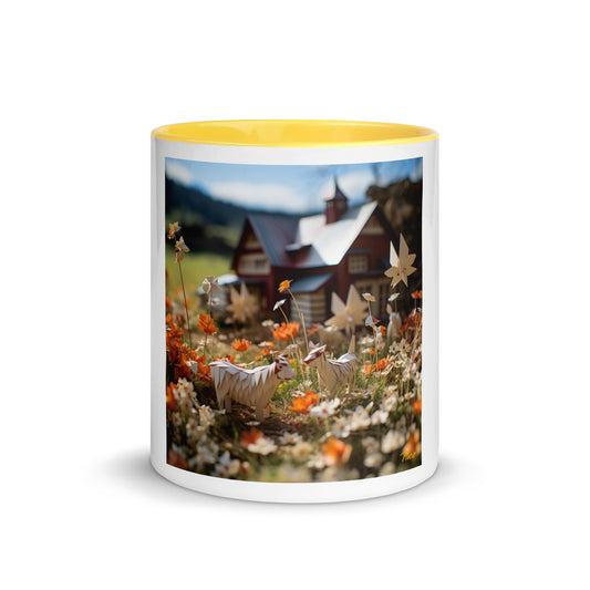 Meadow By The Farm Series Print #10 - Mug with Color Inside