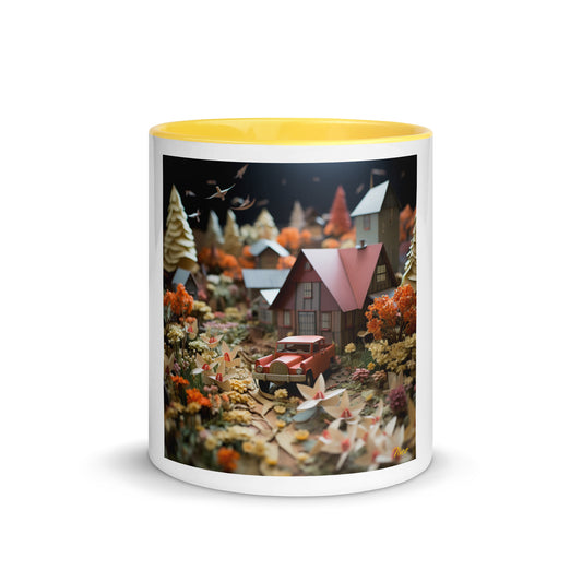 Meadow By The Farm Series Print #2 - Mug with Color Inside