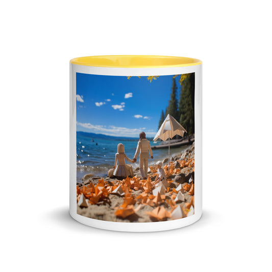 Atop The Mountain Lakeshore Series Print #5 - Mug with Color Inside