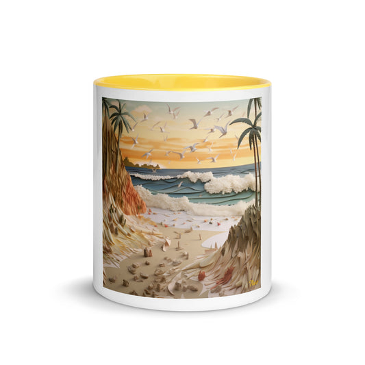 By The Seaside Series Print #7 - Mug with Color Inside