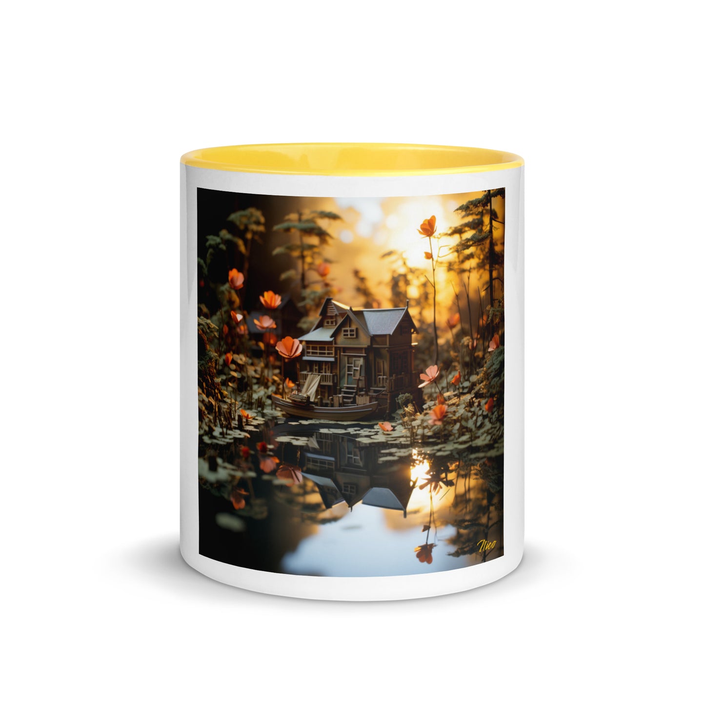 Born On A Bayou Series Print #7 - Mug with Color Inside