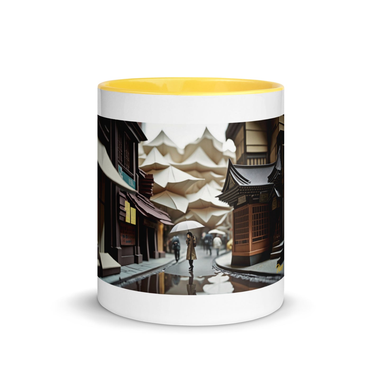 Rainy Days And Mondays Series Print #6 - Mug with Color Inside