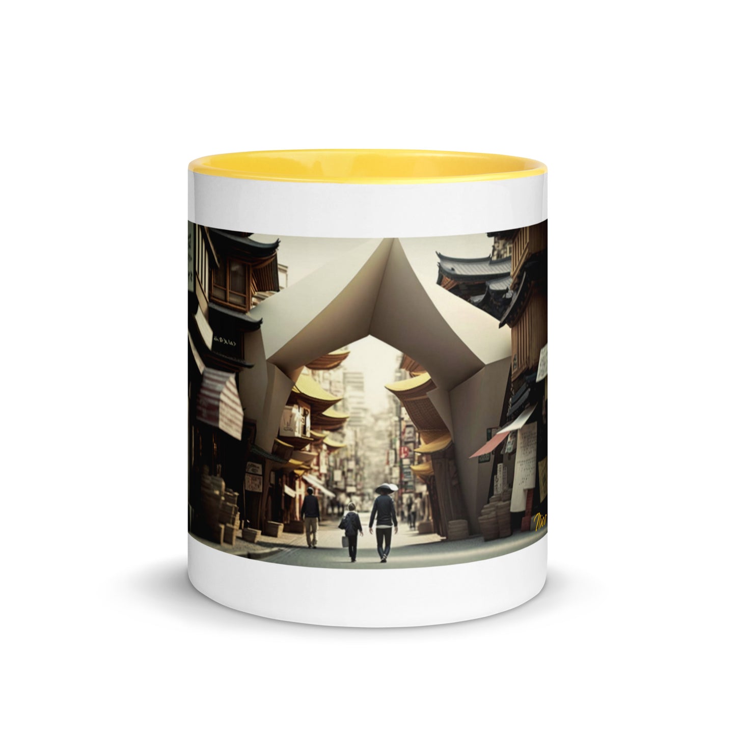 Via The Metropolis Series Print #8 - Mug with Color Inside