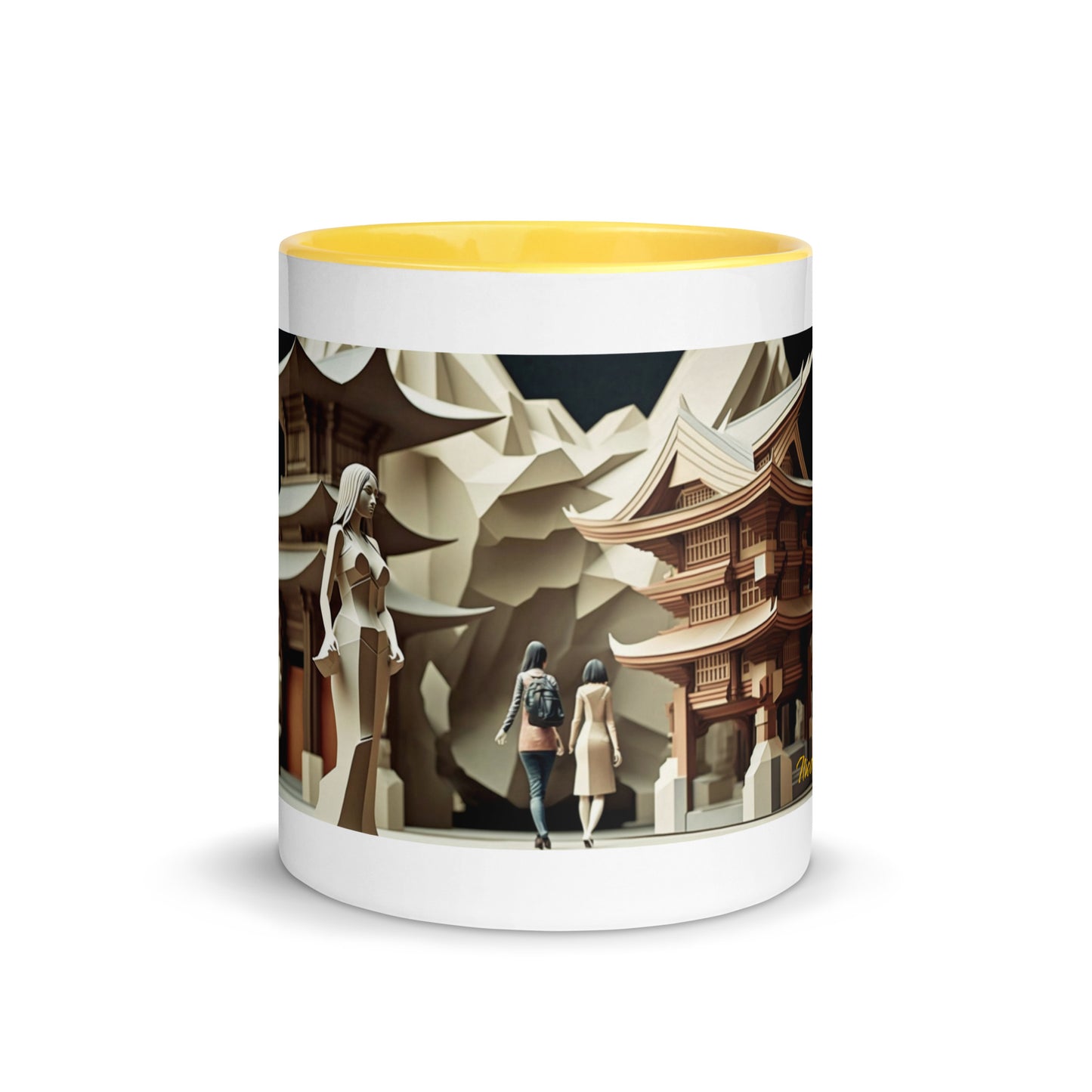 Via The Metropolis Series Print #2 - Mug with Color Inside