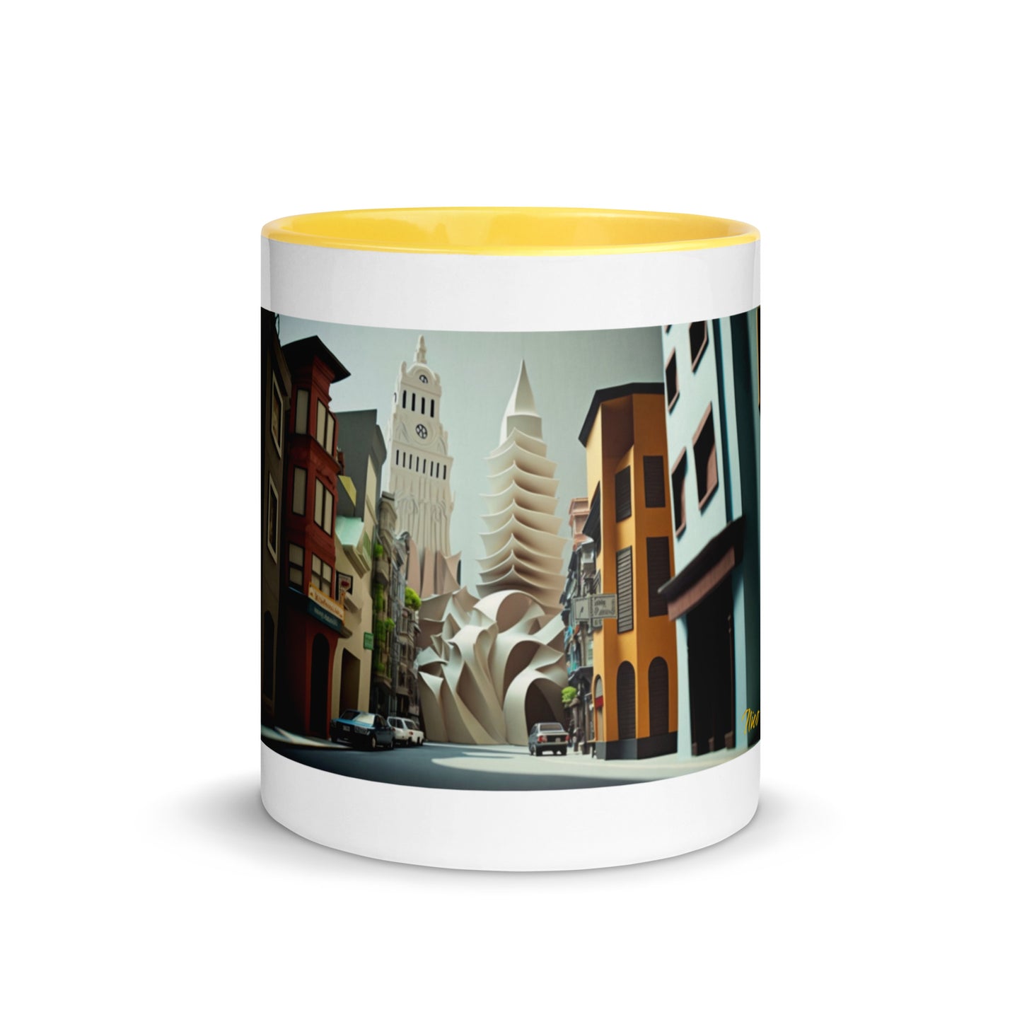 Via The Metropolis Series Print #1 - Mug with Color Inside