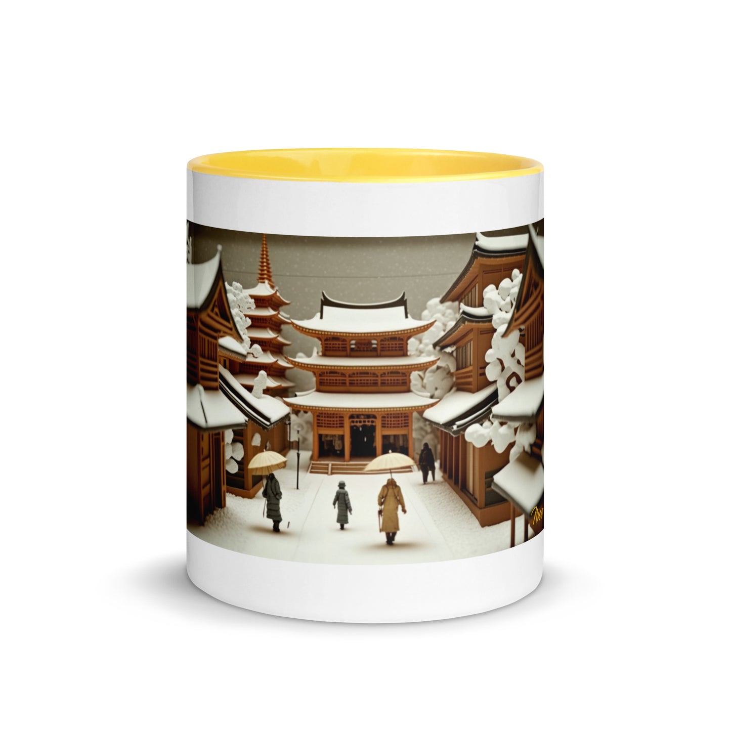 Asian Snow Series Print #10 - Mug with Color Inside