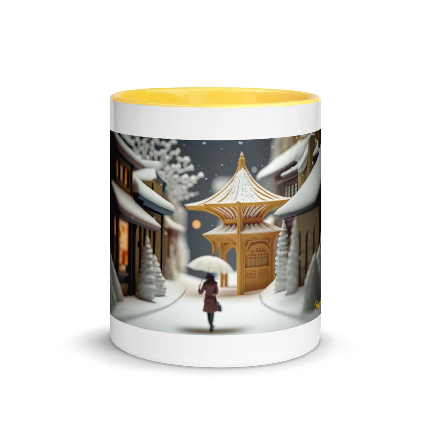 Asian Snow Series Print #5 - Mug with Color Inside