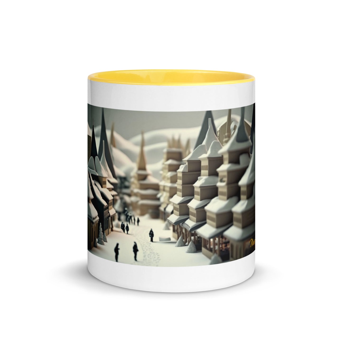 Asian Snow Series Print #1 - Mug with Color Inside