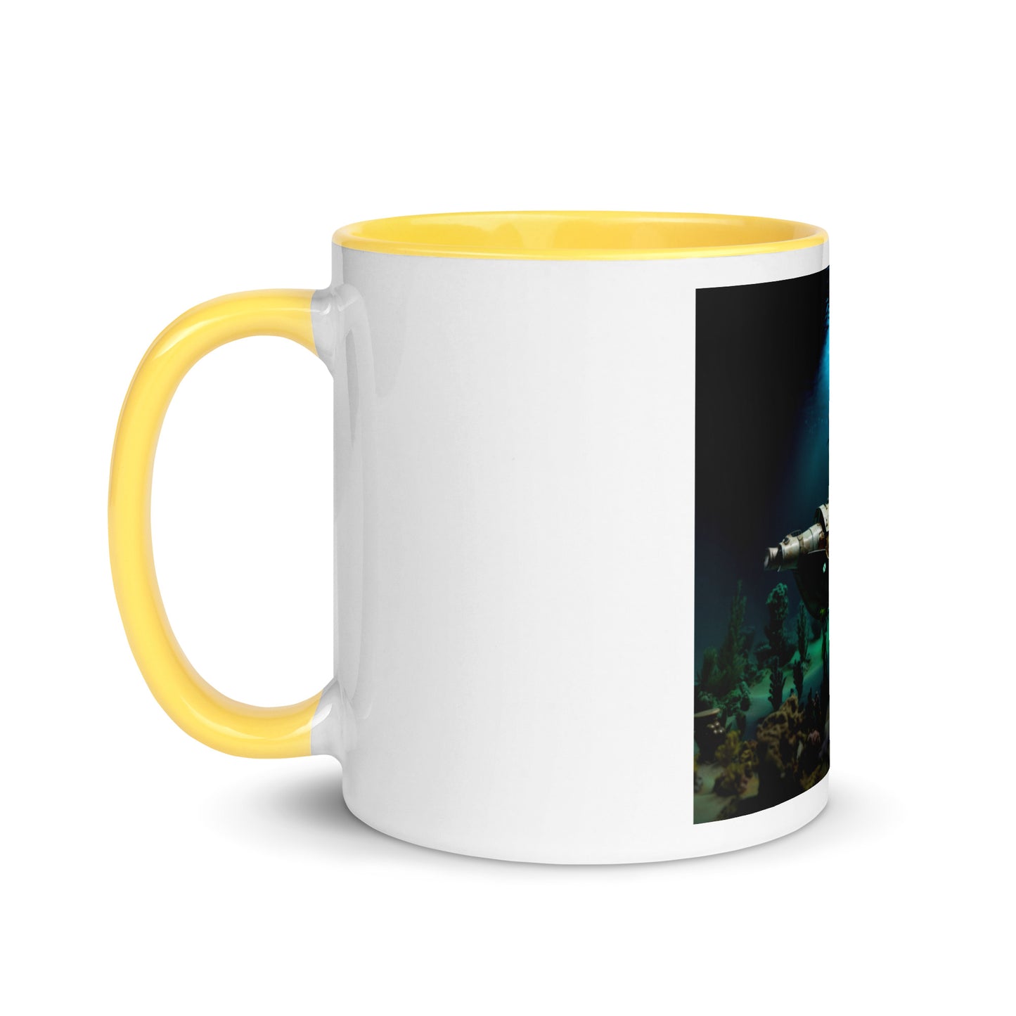 20,000 Leagues Under The Sea Series Print #7 - Mug with Color Inside