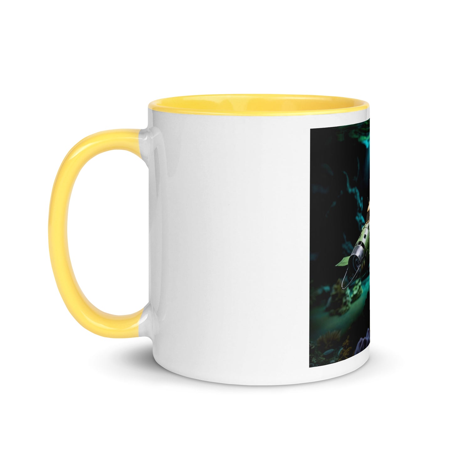 20,000 Leagues Under The Sea Series Print #10 - Mug with Color Inside