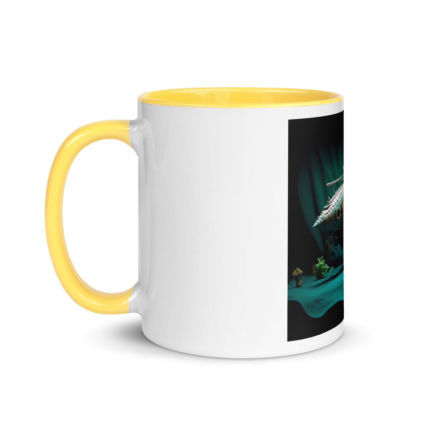 20,000 Leagues Under The Sea Series Print #2 - Mug with Color Inside