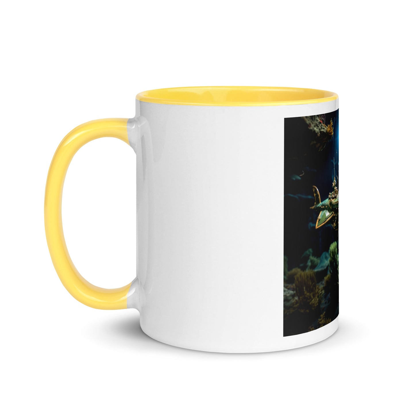 20,000 Leagues Under The Sea Series Print #1 - Mug with Color Inside