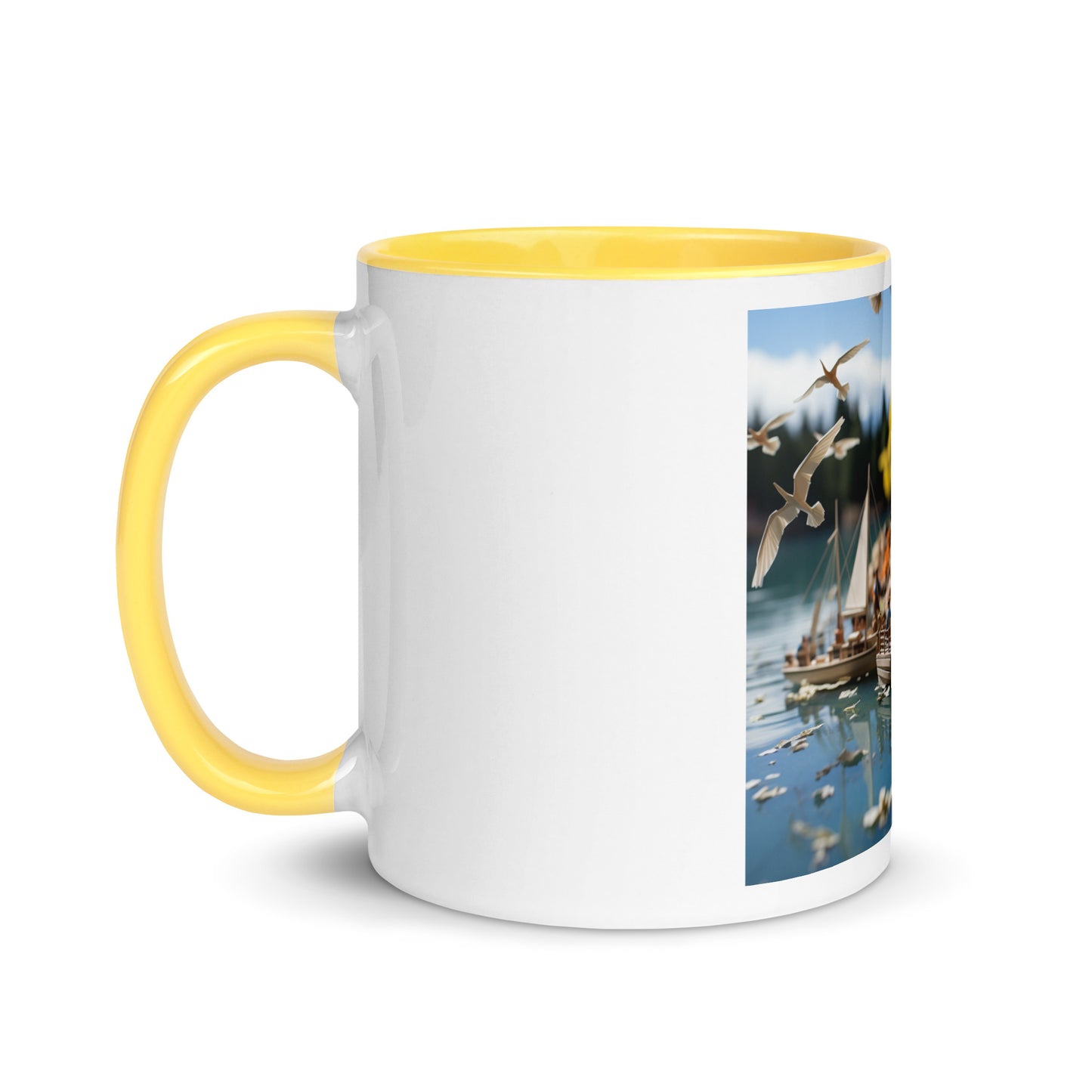 On The Docks By The Bay Series Print #8 - Mug with Color Inside