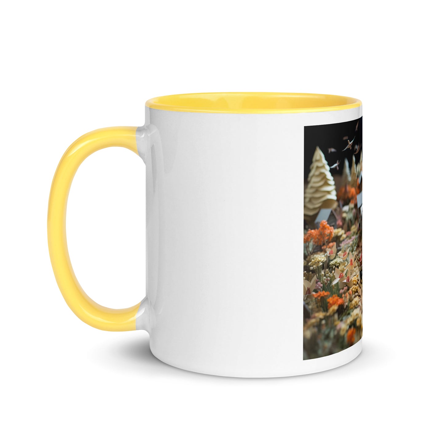 Meadow By The Farm Series Print #2 - Mug with Color Inside