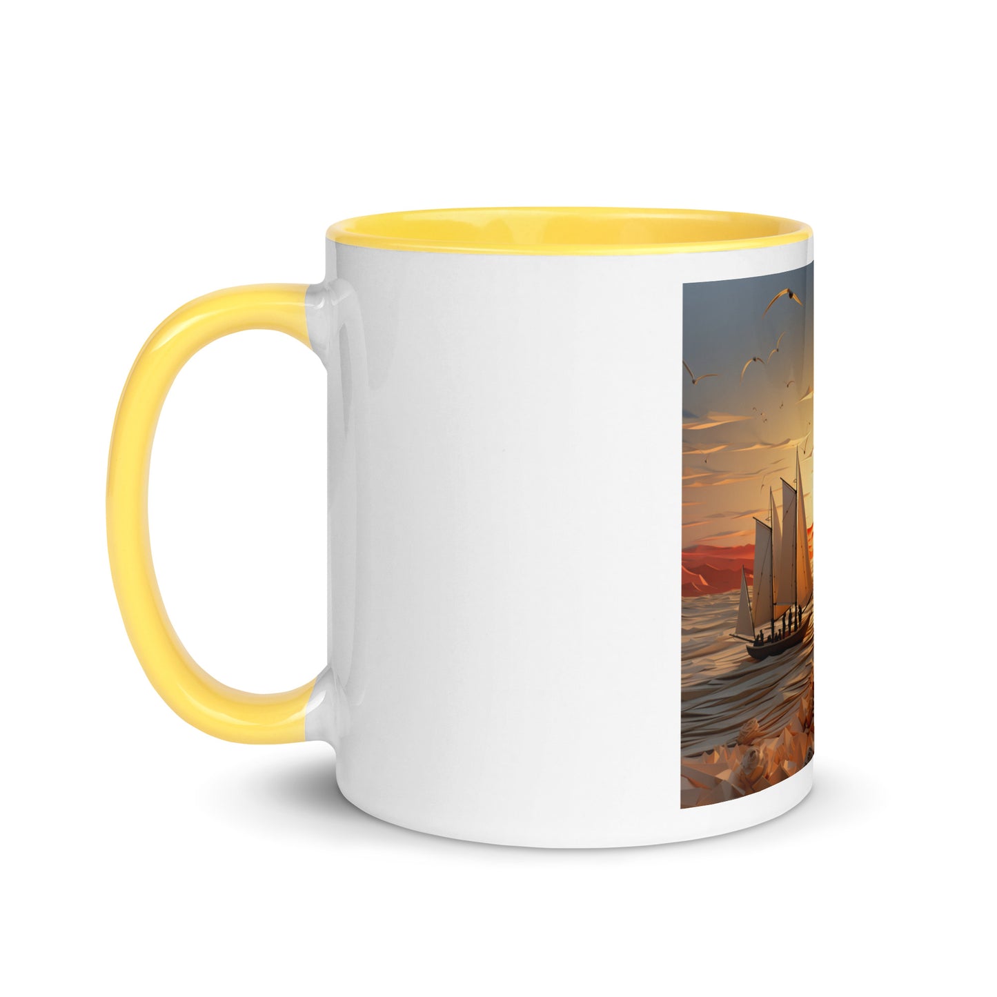 Into The Sunset Series Print #10 - Mug with Color Inside