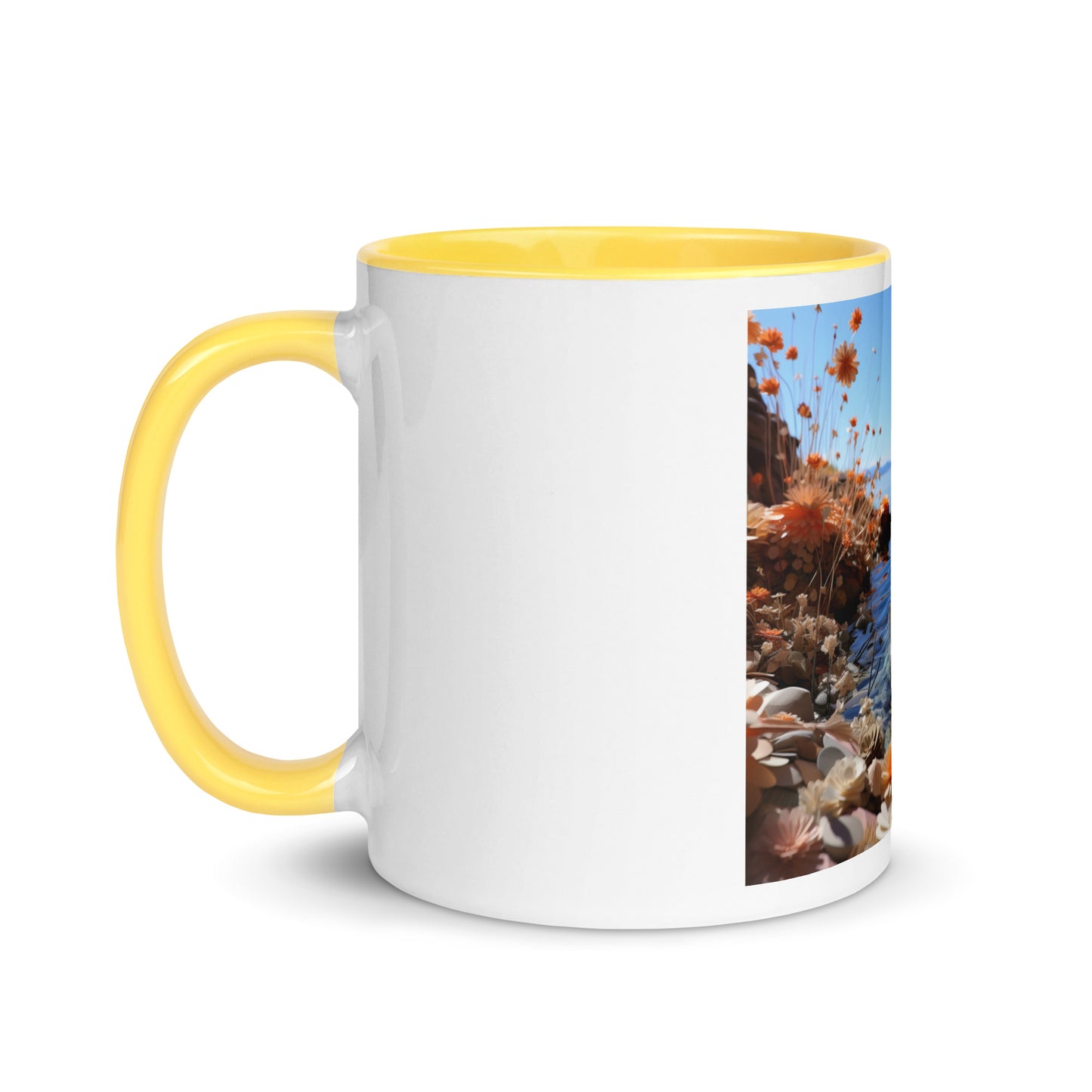 Atop The Mountain Lakeshore Series Print #4 - Mug with Color Inside