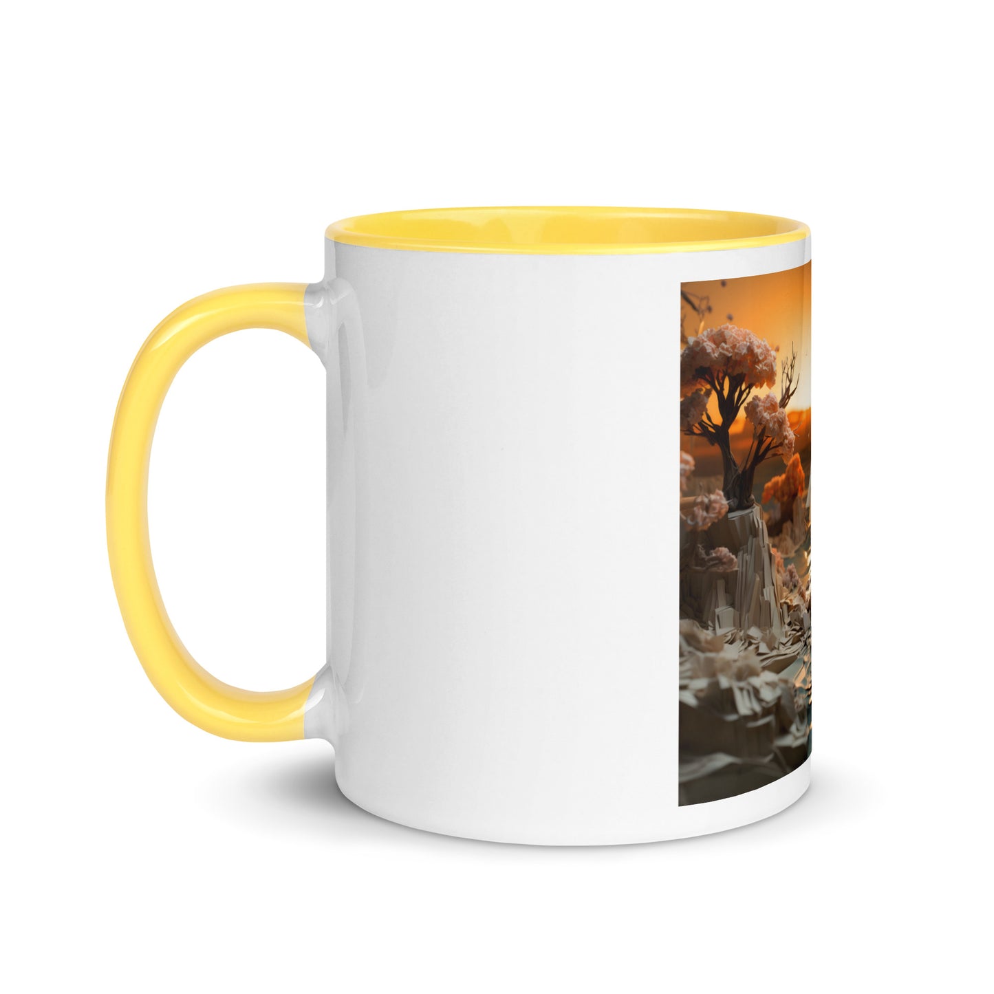 Into The Sunset Series Print #3 - Mug with Color Inside