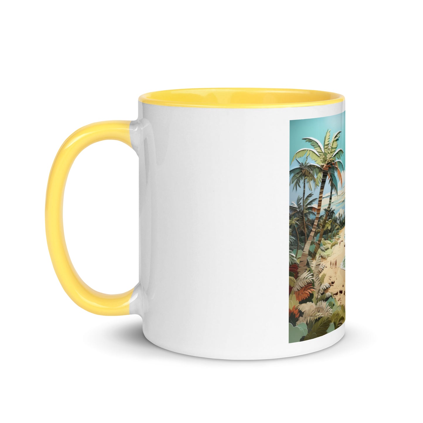 By The Seaside Series Print #2 - Mug with Color Inside