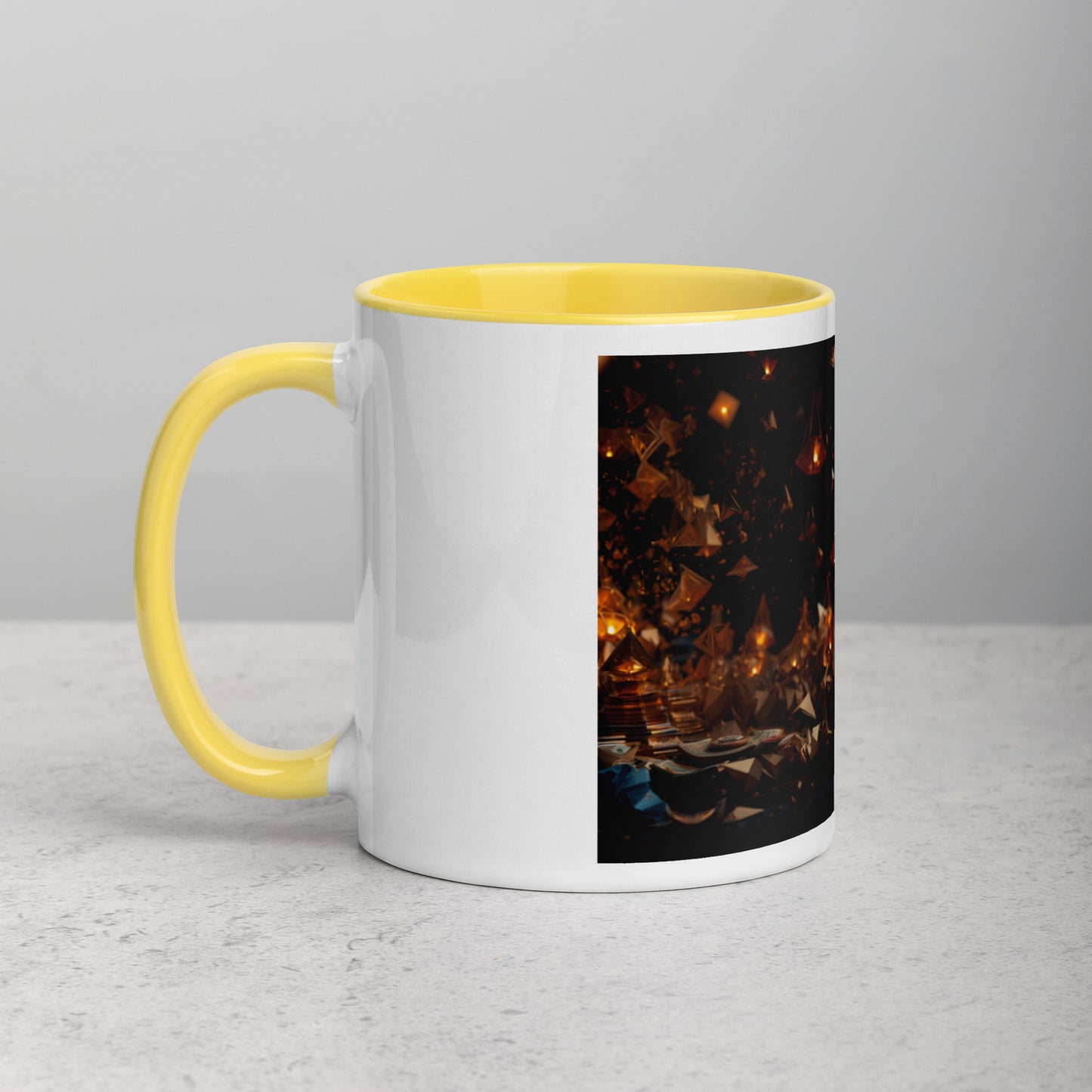 Ascending Buddha Series Print #1 - Mug with Color Inside