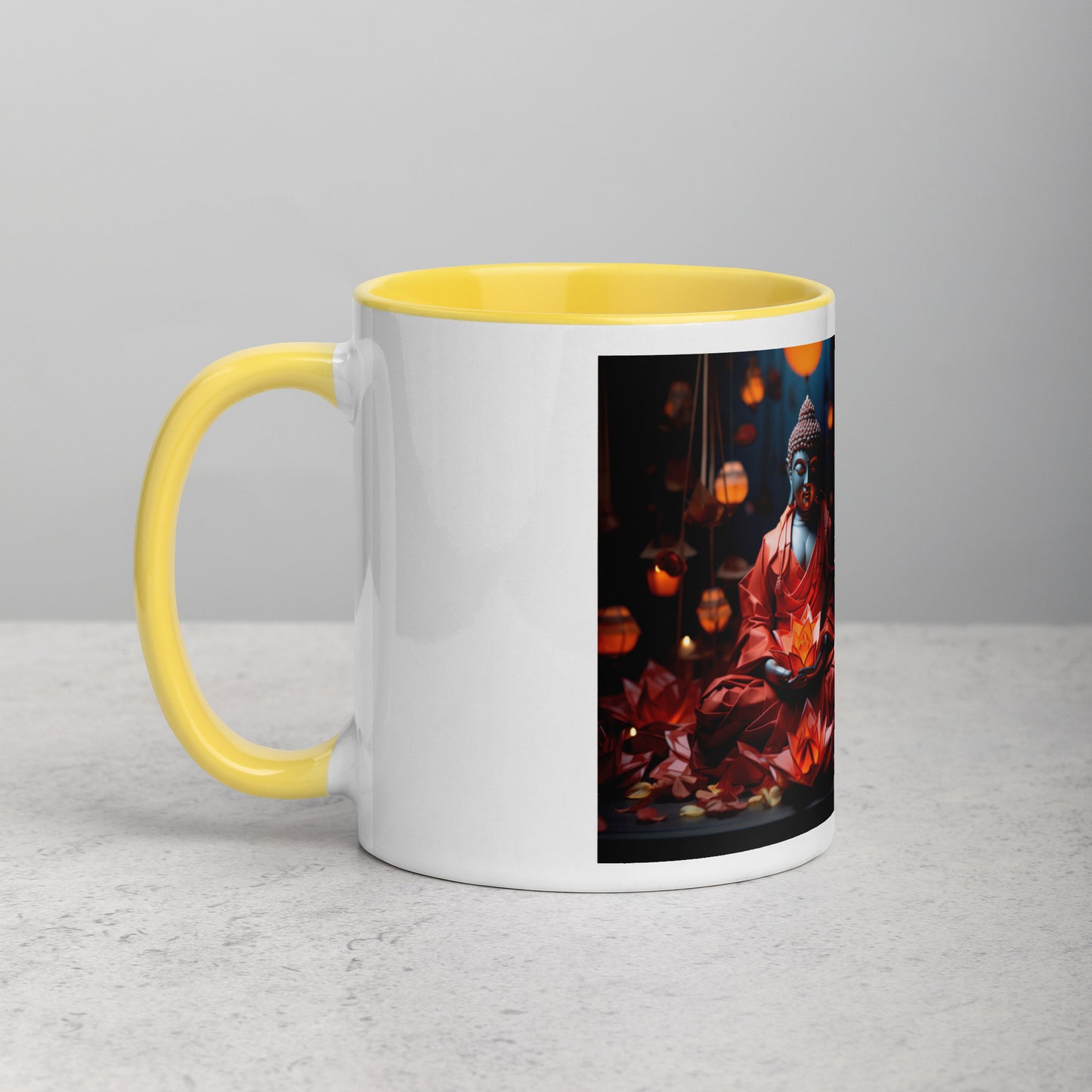 Ascending Buddha Series Print #2 - Mug with Color Inside