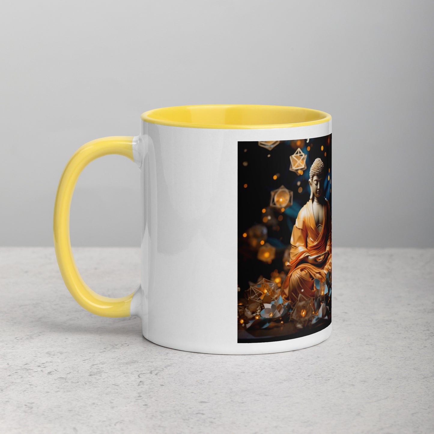 Ascending Buddha Series Print #8 - Mug with Color Inside