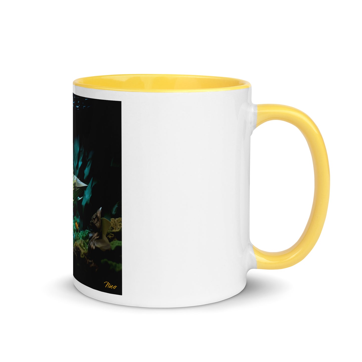 20,000 Leagues Under The Sea Series Print #8 - Mug with Color Inside