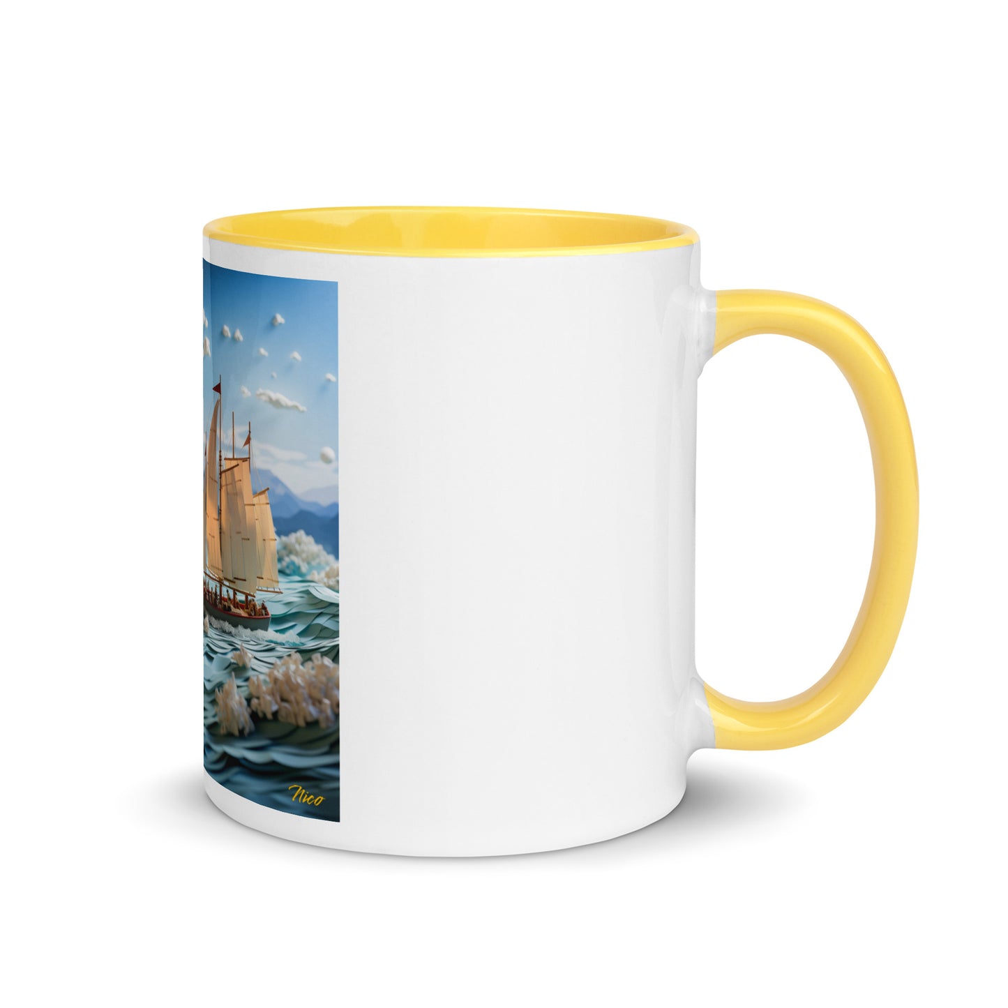 Into The Sunset Series Print #2 - Mug with Color Inside