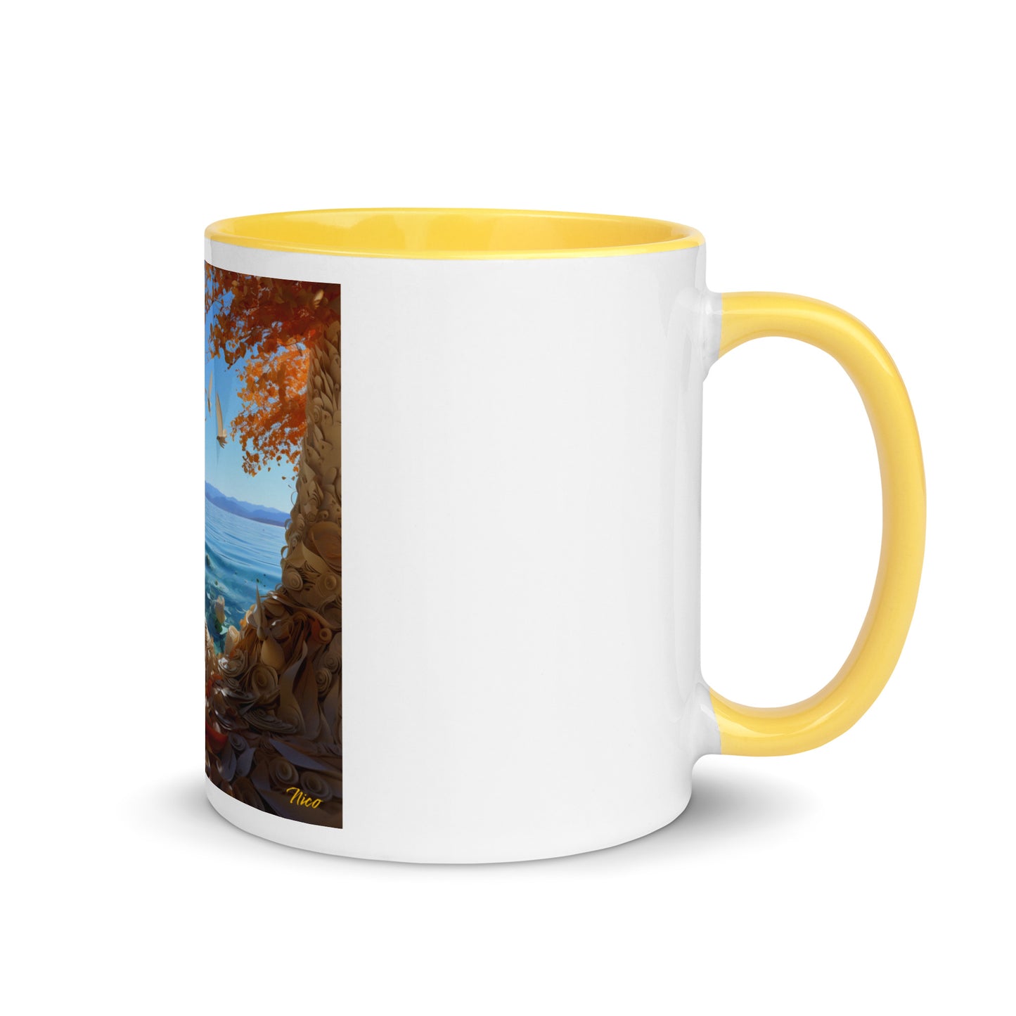 Atop The Mountain Lakeshore Series Print #9 - Mug with Color Inside