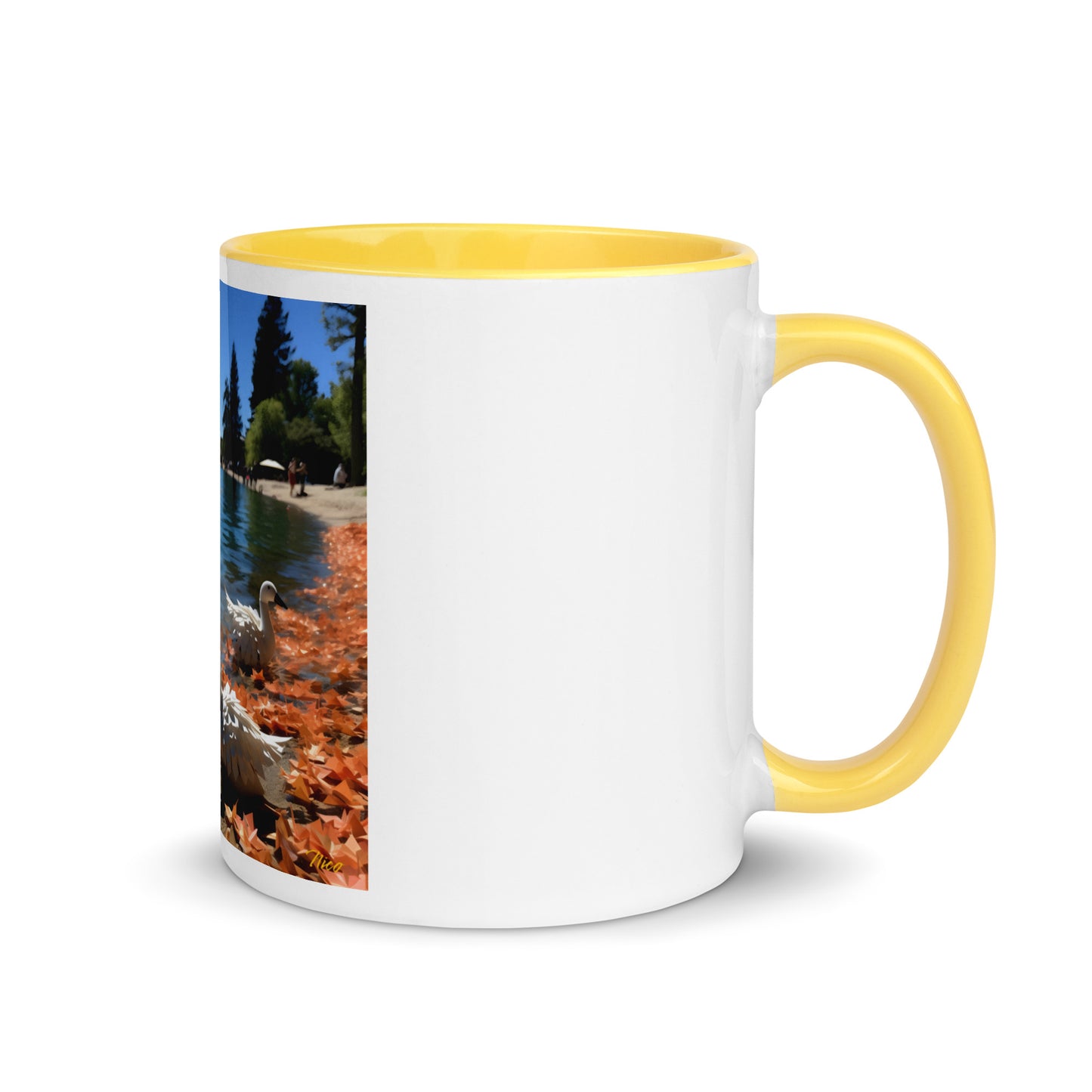 Atop The Mountain Lakeshore Series Print #2 - Mug with Color Inside