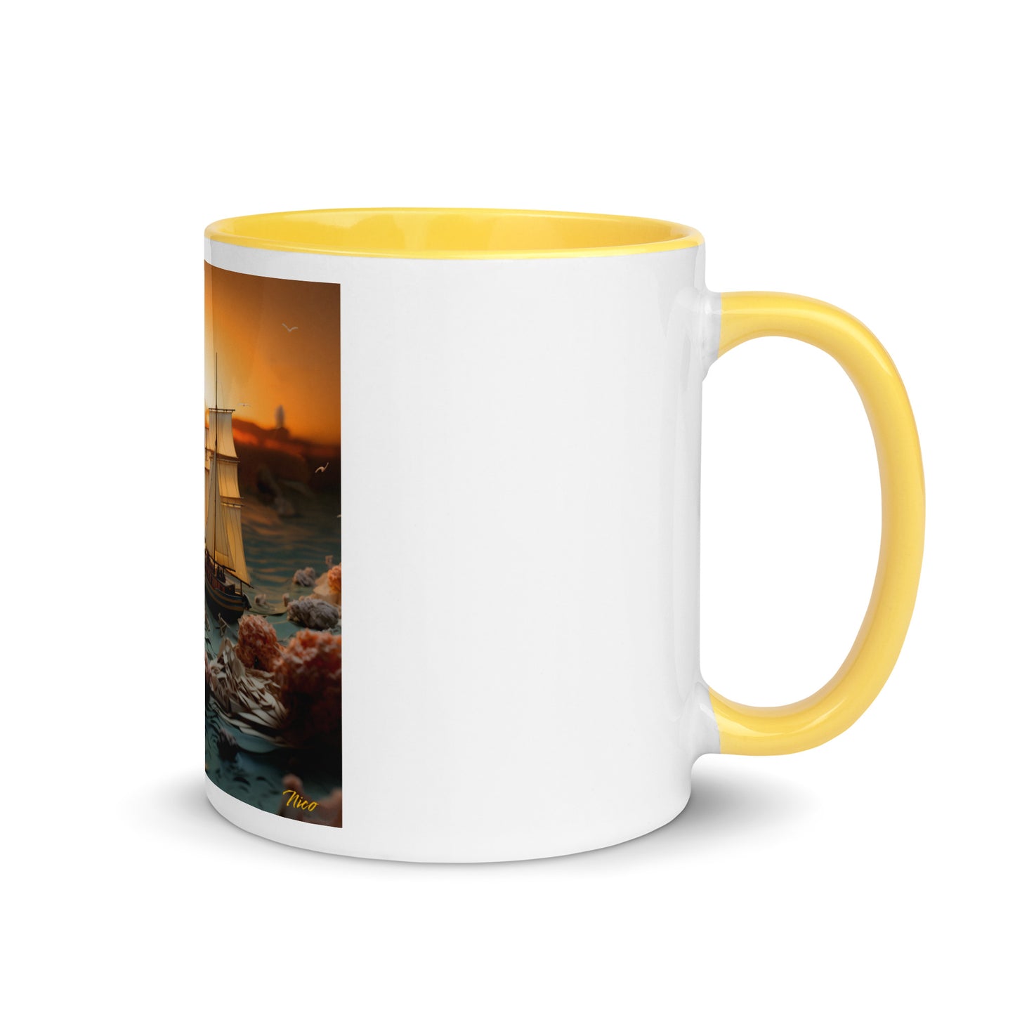 Into The Sunset Series Print #3 - Mug with Color Inside