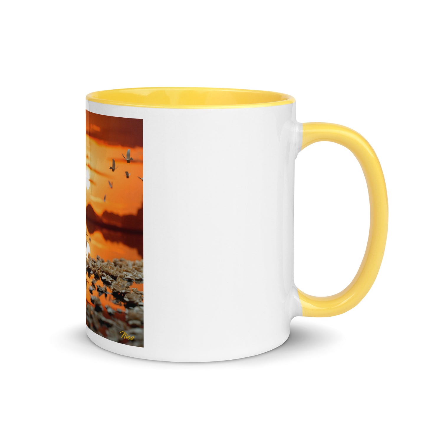 Into The Sunset Series Print #9 - Mug with Color Inside