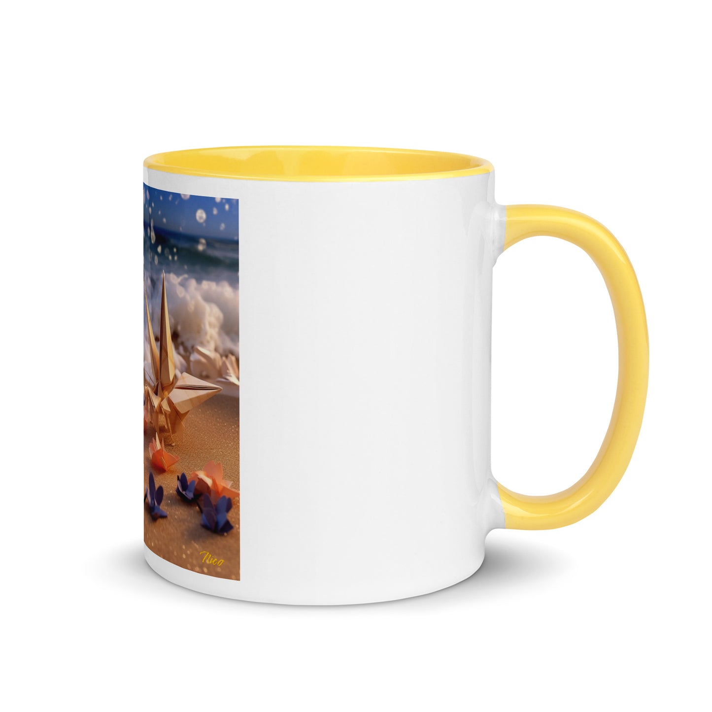 By The Seaside Series Print #10 - Mug with Color Inside