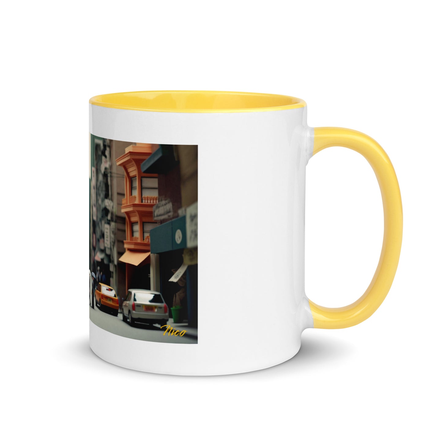 Via The Metropolis Series Print #7 - Mug with Color Inside