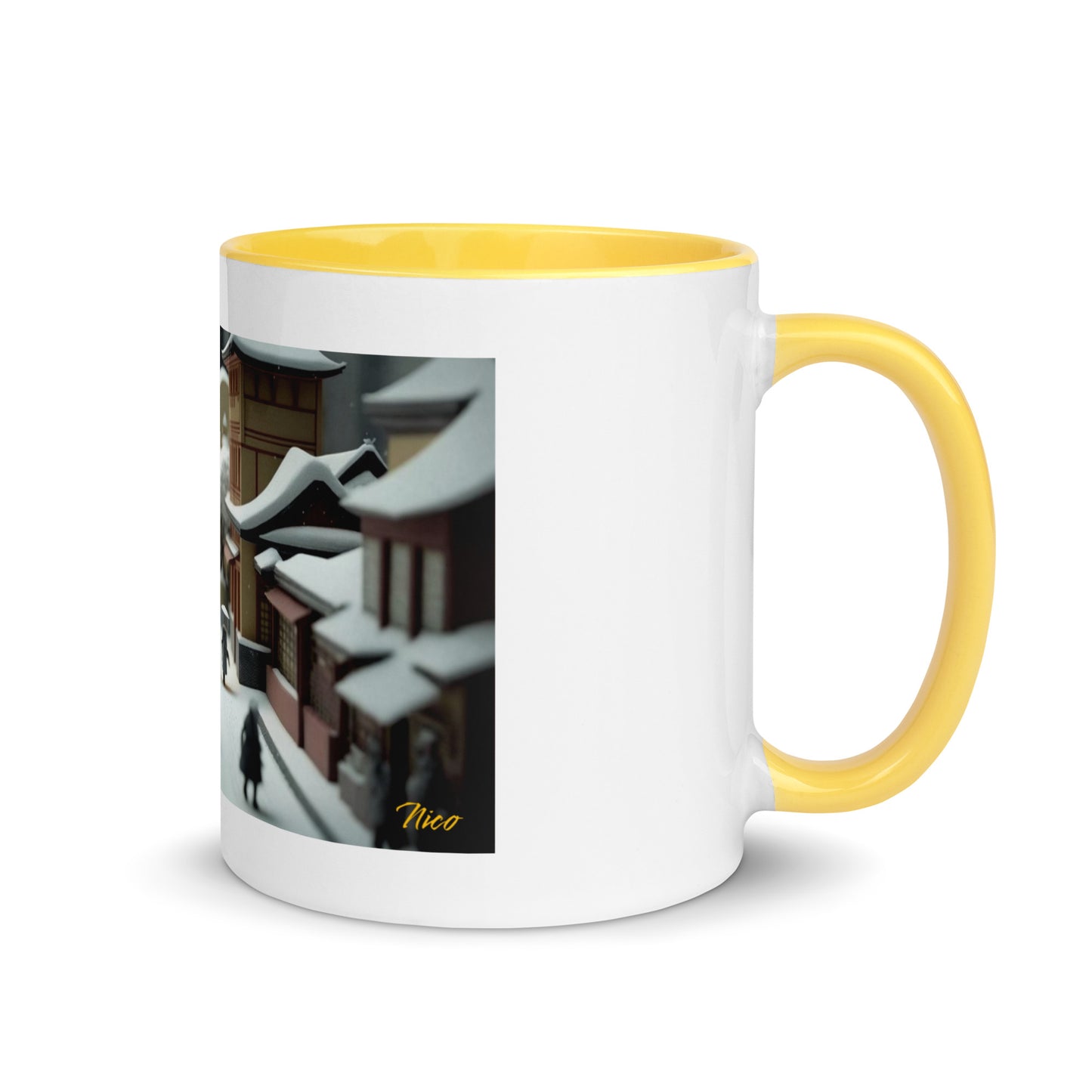 Asian Snow Series Print #9 - Mug with Color Inside