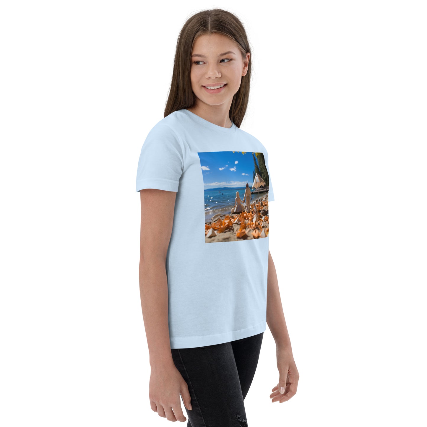 Mountain Lake Series Print #5 - Youth jersey t-shirt