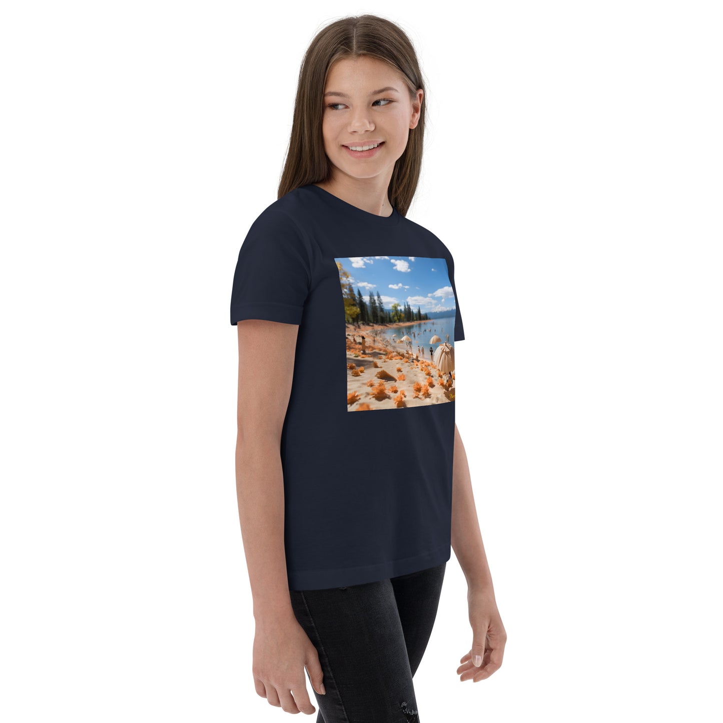 Mountain Lake Series Print #8 - Youth jersey t-shirt